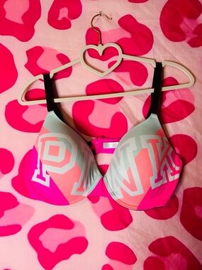 PINK Victoria's Secret Colorblock Push-Up Bra